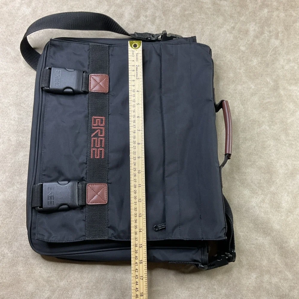 Bree Cabrio Messenger Bag‎ Laptop Travel Work Black Large Adjustable